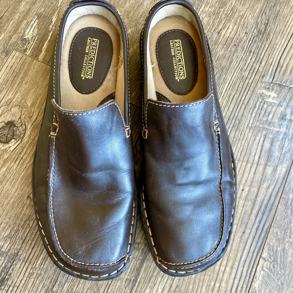 Predictions Leather Collection Slip On Shoe